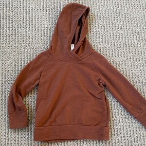 Kids Hooded Sweatshirt in Rust